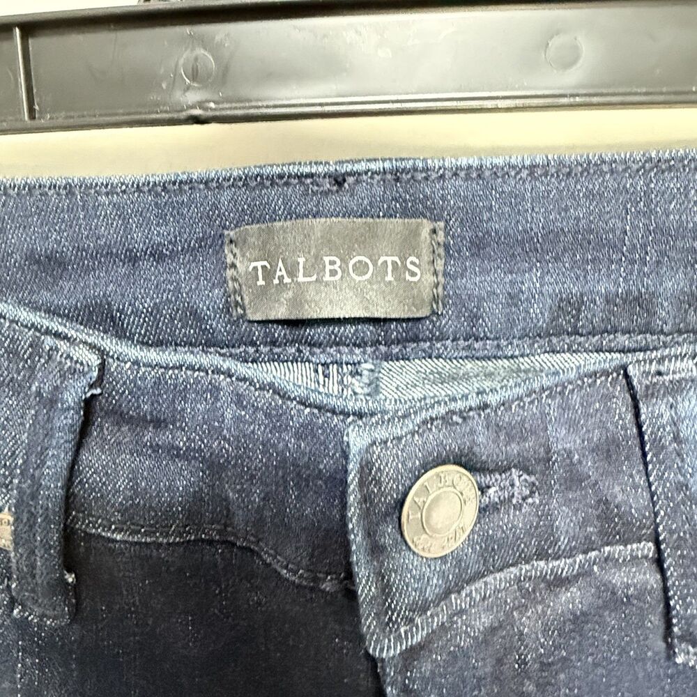 Talbots Jeans Womens 6P Blue Barely Boot Curvy Mid Rise denim - Picture 6 of 16